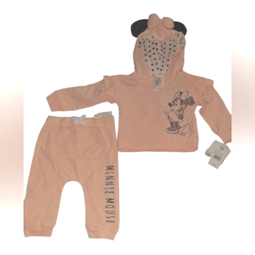 Baby Disney Minnie Mouse Hoodie And Pant Set